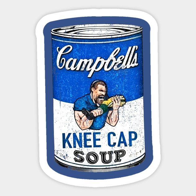 Detroit Lions Dan Campbell's Kneecap Soup Sticker by HannessyRin